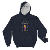 Revelation 1:14-20 Christian Hoodie - Champion Hoodie EternalChristianTees Navy 2XL